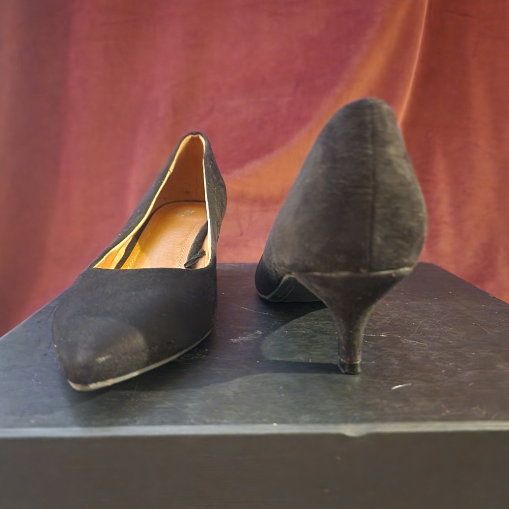 H&M Suede Kitten Heels